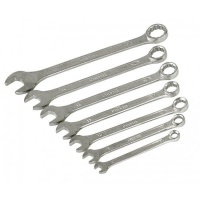 7pc Combi Spanner Set on Rack